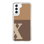 スリムプロテクションケース［ オリジナル - initial two tone - X brown ］