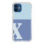 スリムプロテクションケース［ オリジナル - initial two tone - X blue ］