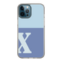 スリムプロテクションケース［ オリジナル - initial two tone - X blue ］