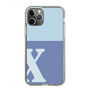スリムプロテクションケース［ オリジナル - initial two tone - X blue ］