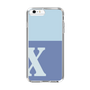 スリムプロテクションケース［ オリジナル - initial two tone - X blue ］
