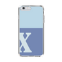 スリムプロテクションケース［ オリジナル - initial two tone - X blue ］
