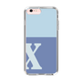 スリムプロテクションケース［ オリジナル - initial two tone - X blue ］