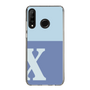 スリムプロテクションケース［ オリジナル - initial two tone - X blue ］