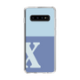 スリムプロテクションケース［ オリジナル - initial two tone - X blue ］