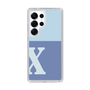スリムプロテクションケース［ オリジナル - initial two tone - X blue ］