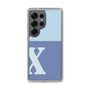 スリムプロテクションケース［ オリジナル - initial two tone - X blue ］