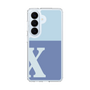 スリムプロテクションケース［ オリジナル - initial two tone - X blue ］