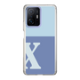 スリムプロテクションケース［ オリジナル - initial two tone - X blue ］