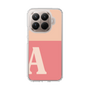 スリムプロテクションケース［ オリジナル - initial two tone - A pink ］