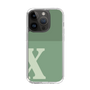 スリムプロテクションケース［ オリジナル - initial two tone - X green ］