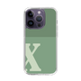 スリムプロテクションケース［ オリジナル - initial two tone - X green ］
