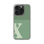 スリムプロテクションケース［ オリジナル - initial two tone - X green ］