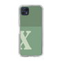 スリムプロテクションケース［ オリジナル - initial two tone - X green ］