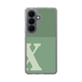 スリムプロテクションケース［ オリジナル - initial two tone - X green ］