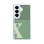 スリムプロテクションケース［ オリジナル - initial two tone - X green ］