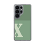 スリムプロテクションケース［ オリジナル - initial two tone - X green ］