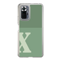 スリムプロテクションケース［ オリジナル - initial two tone - X green ］