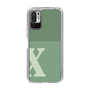スリムプロテクションケース［ オリジナル - initial two tone - X green ］
