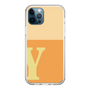 スリムプロテクションケース［ オリジナル - initial two tone - Y orange ］