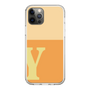 スリムプロテクションケース［ オリジナル - initial two tone - Y orange ］