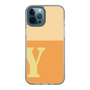 スリムプロテクションケース［ オリジナル - initial two tone - Y orange ］