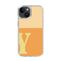 スリムプロテクションケース［ オリジナル - initial two tone - Y orange ］