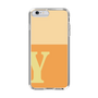 スリムプロテクションケース［ オリジナル - initial two tone - Y orange ］
