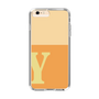 スリムプロテクションケース［ オリジナル - initial two tone - Y orange ］