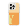 スリムプロテクションケース［ オリジナル - initial two tone - Y orange ］
