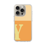 スリムプロテクションケース［ オリジナル - initial two tone - Y orange ］