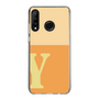 スリムプロテクションケース［ オリジナル - initial two tone - Y orange ］