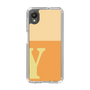 スリムプロテクションケース［ オリジナル - initial two tone - Y orange ］