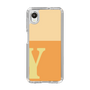スリムプロテクションケース［ オリジナル - initial two tone - Y orange ］