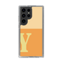スリムプロテクションケース［ オリジナル - initial two tone - Y orange ］