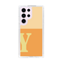 スリムプロテクションケース［ オリジナル - initial two tone - Y orange ］