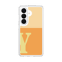 スリムプロテクションケース［ オリジナル - initial two tone - Y orange ］