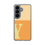 スリムプロテクションケース［ オリジナル - initial two tone - Y orange ］