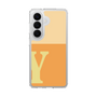 スリムプロテクションケース［ オリジナル - initial two tone - Y orange ］