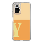 スリムプロテクションケース［ オリジナル - initial two tone - Y orange ］