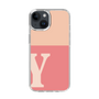 スリムプロテクションケース［ オリジナル - initial two tone - Y pink ］