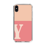 スリムプロテクションケース［ オリジナル - initial two tone - Y pink ］