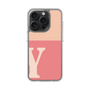 スリムプロテクションケース［ オリジナル - initial two tone - Y pink ］