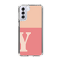 スリムプロテクションケース［ オリジナル - initial two tone - Y pink ］
