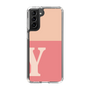 スリムプロテクションケース［ オリジナル - initial two tone - Y pink ］