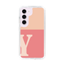 スリムプロテクションケース［ オリジナル - initial two tone - Y pink ］