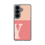 スリムプロテクションケース［ オリジナル - initial two tone - Y pink ］