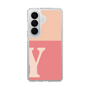 スリムプロテクションケース［ オリジナル - initial two tone - Y pink ］
