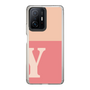 スリムプロテクションケース［ オリジナル - initial two tone - Y pink ］