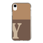 スリムプロテクションケース［ オリジナル - initial two tone - Y brown ］